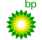 BP logo: A green and yellow sunburst-like design with a white center, arranged in a circular pattern to represent the sun or a flower, symbolizing energy and environmental focus. A small "BP" is displayed in green at the top right corner.